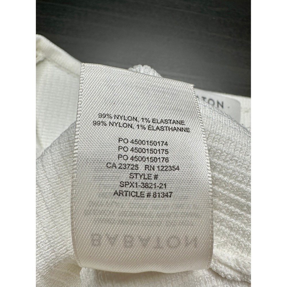 Aritzia Babaton Sculpt Knit Tank Top Women Sm White Ribbed Racerback SPX13821-21 - Picture 5 of 7